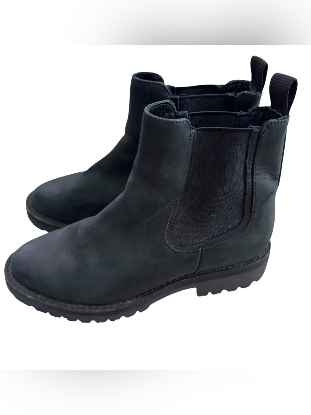 Thursday Chelsea Boots Womens Size 6.5 Legend Leather Black Matte